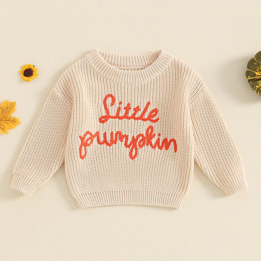 LINA'S KNITTED SWEATER | LITTLE PUMPKIN